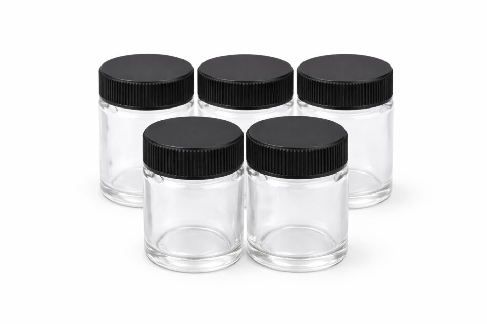 1oz Glass Bottles with Blanking Lids (Pack of 5)