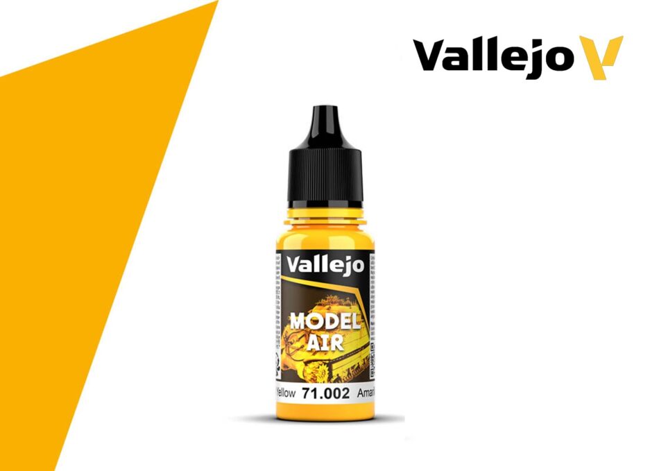 Vallejo Model Air - Medium Yellow (18ml)