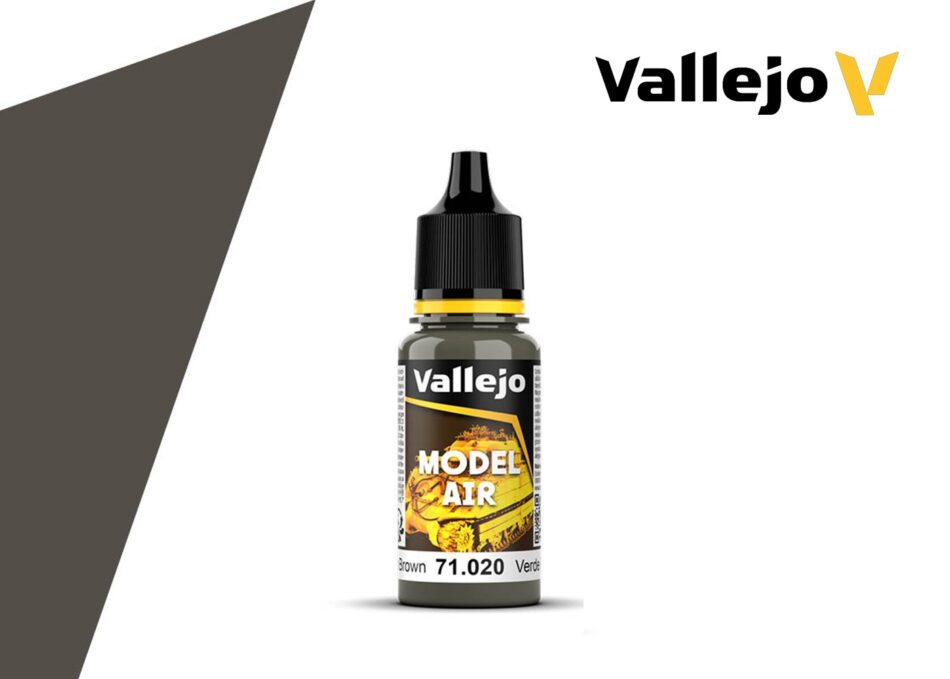 Vallejo Model Air - Green Brown (18ml)