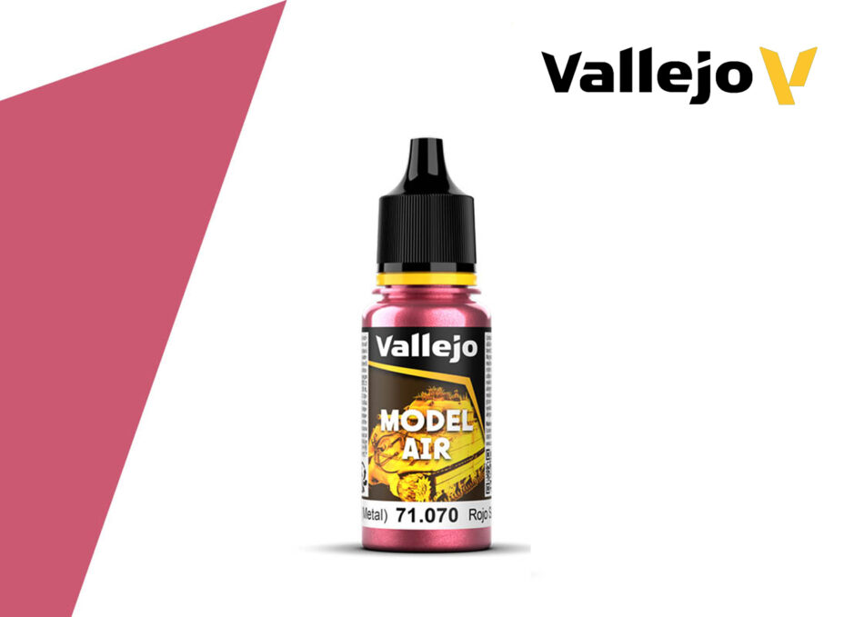 Vallejo Model Air - Metallic Signal Red (18ml)