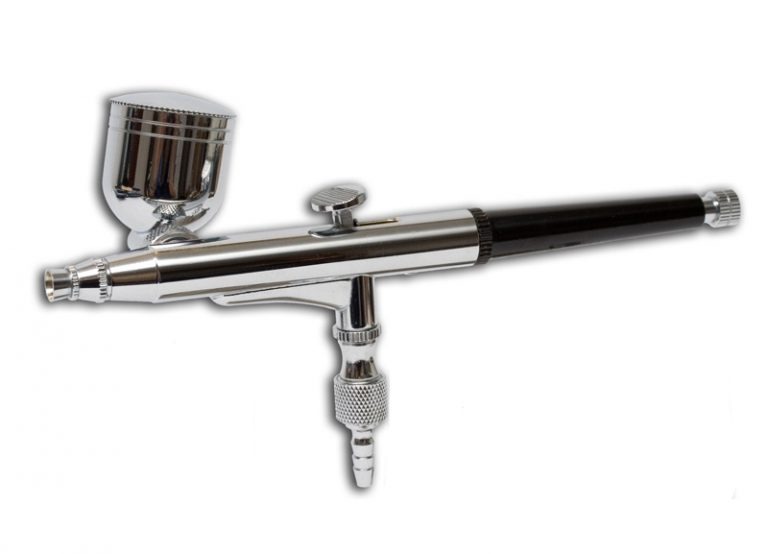 PointZero PZ-270 Dual-Action Airbrush Set - 0.2mm Nozzle, 2cc Gravity Feed