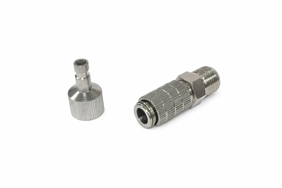 Airbrush Quick Release Mini Coupling Body & Tail Kit