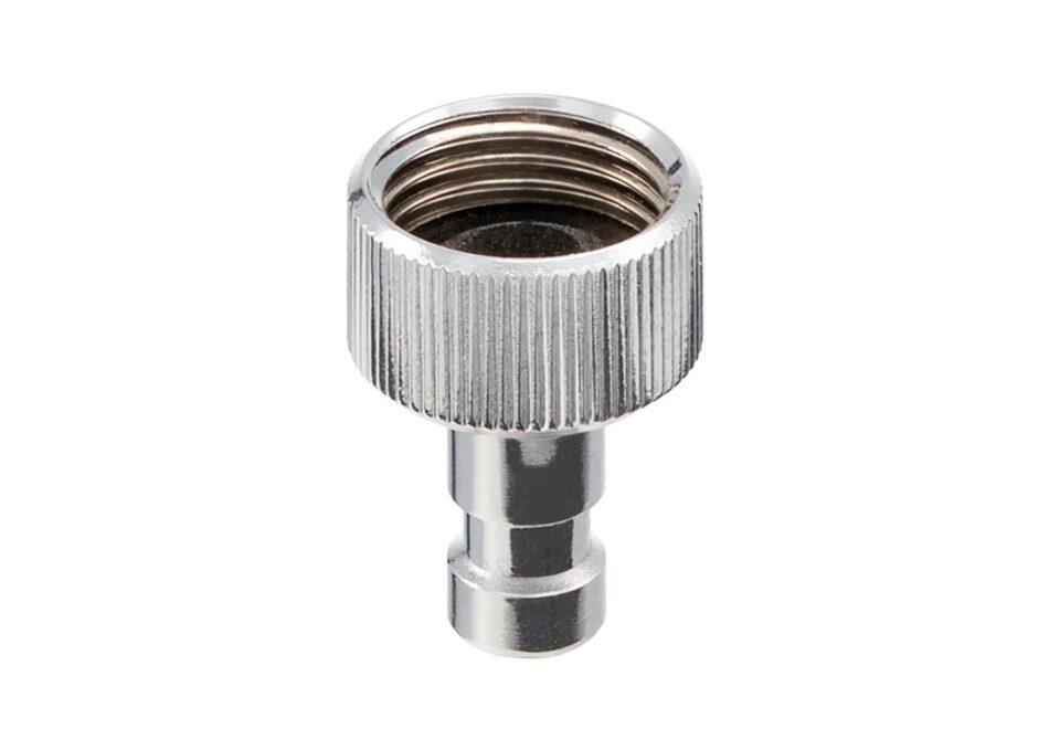 Harder & Steenbeck - Chrome Airbrush Quick Release Tail to 1/8 BSP Female