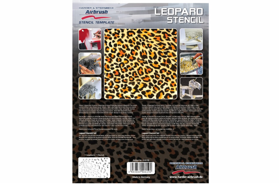 Harder & Steenbeck Stencil - Leopard Stencil