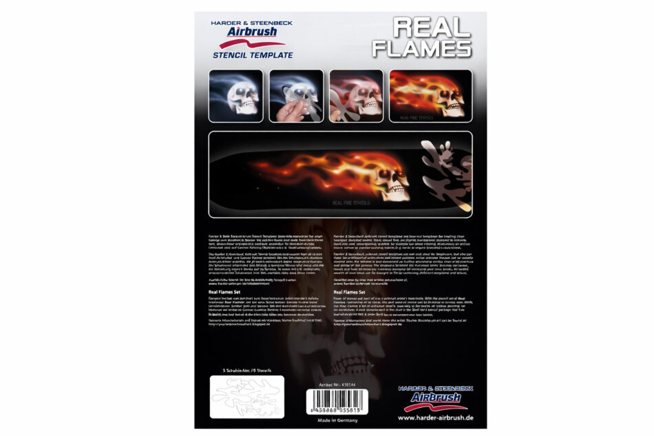 Harder & Steenbeck Stencil - Real Flames