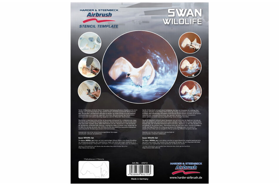 Harder & Steenbeck Stencil - Swan Wildlife