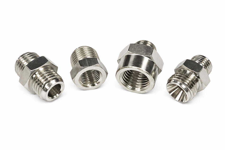 Airbrush Hose Adaptors 1/8" BSP - 1/4" BSP (Kit of Four)