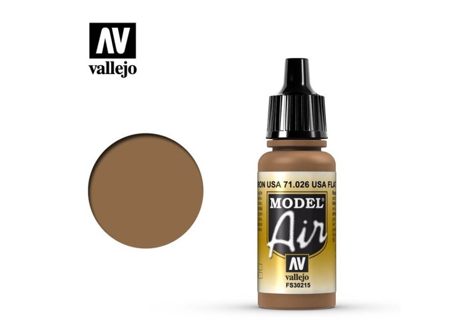 Vallejo Model Air - US Flat Brown (17ml)