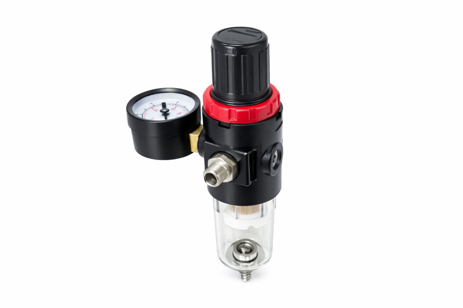 Filter Regulator for Piston Type Mini Airbrush Compressors