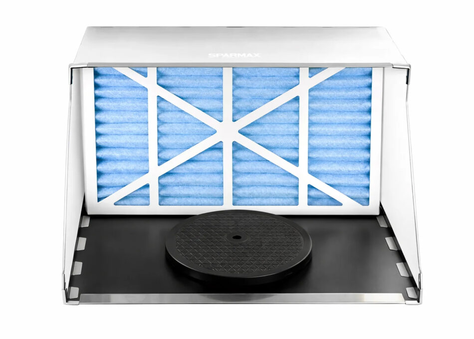 Sparmax Spray Booth with Exhaust Fan & Pipe