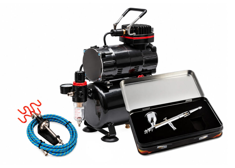 TC-80T Airbrushing Kit With DeVilbiss DAGR Airbrush