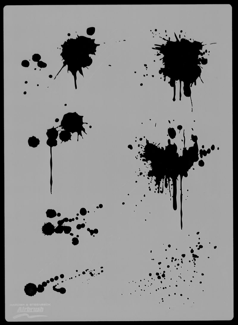 Blood Splash - Stencil