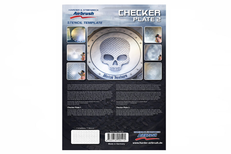 Harder & Steenbeck Stencil - Checker Plate 2