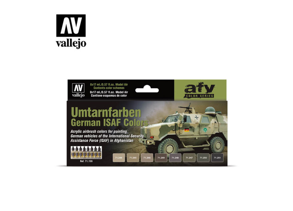Vallejo Model Air Paint Set - German ISAF Colours