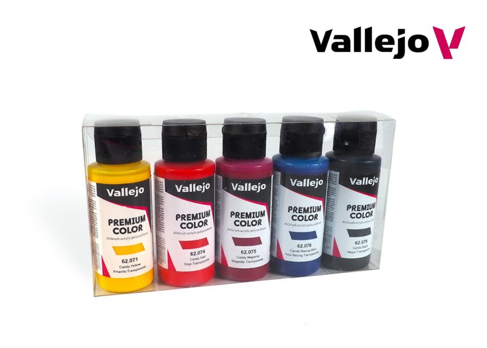 Vallejo Premium Paint Set - Candy Colours (5 x 60ml)
