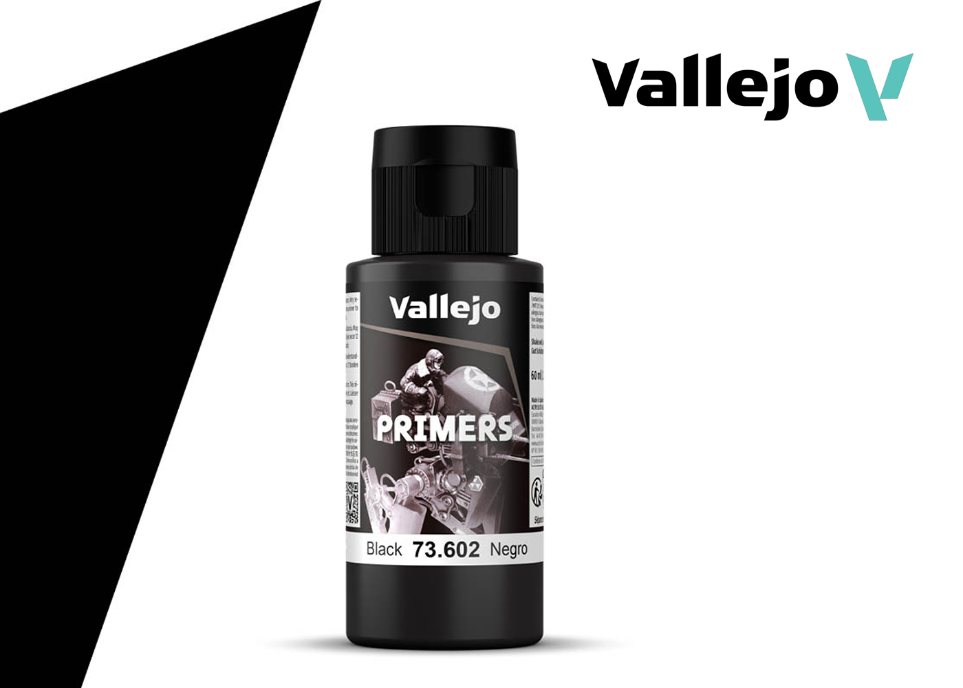 Vallejo Primers - Black (60ml) - Everything Airbrush