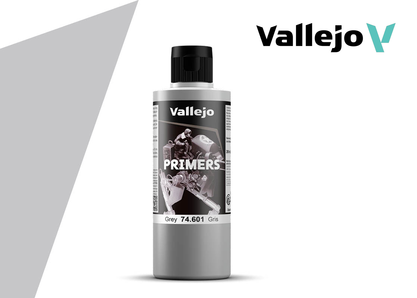 Vallejo Primers - Grey (200ml) - Everything Airbrush