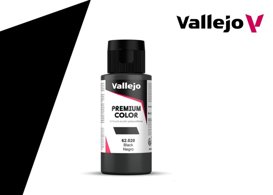 Vallejo Premium Colors - Opaque Black (60ml)