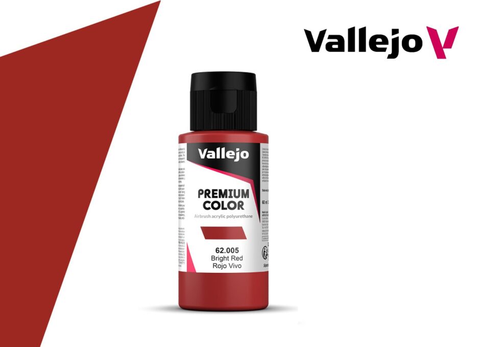 Vallejo Premium Colors - Opaque Bright Red (60ml)