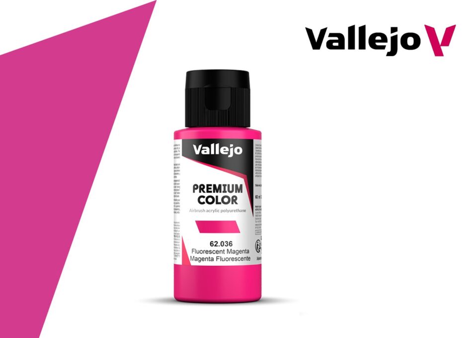 Vallejo Premium Colors - Fluorescent Magenta (60ml)