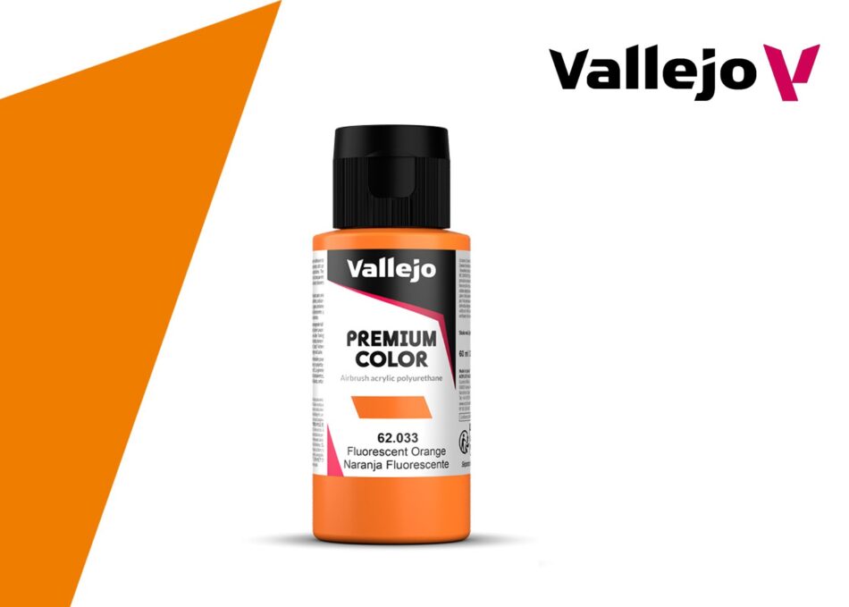 Vallejo Premium Colors - Fluorescent Orange (60ml)