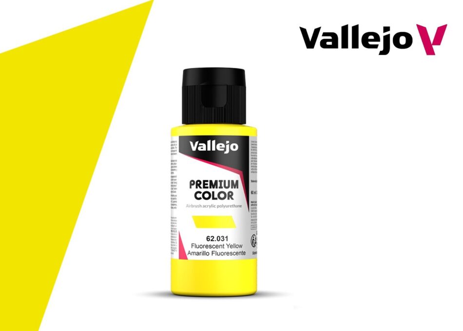 Vallejo Premium Colors - Fluorescent Yellow (60ml)