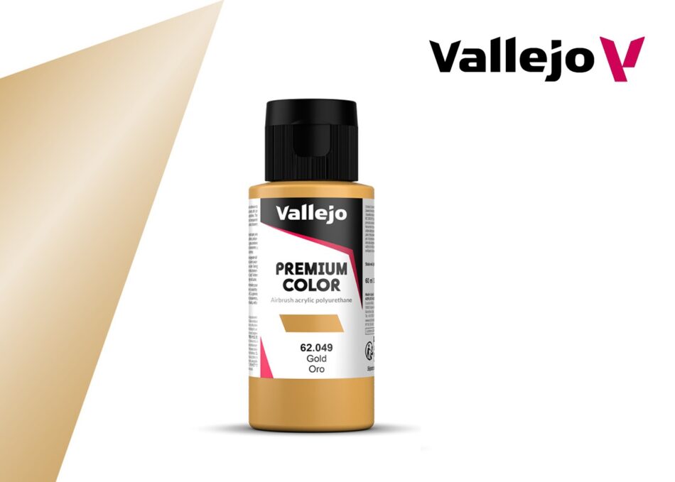 Vallejo Premium Colors - Metallic Gold (60ml)