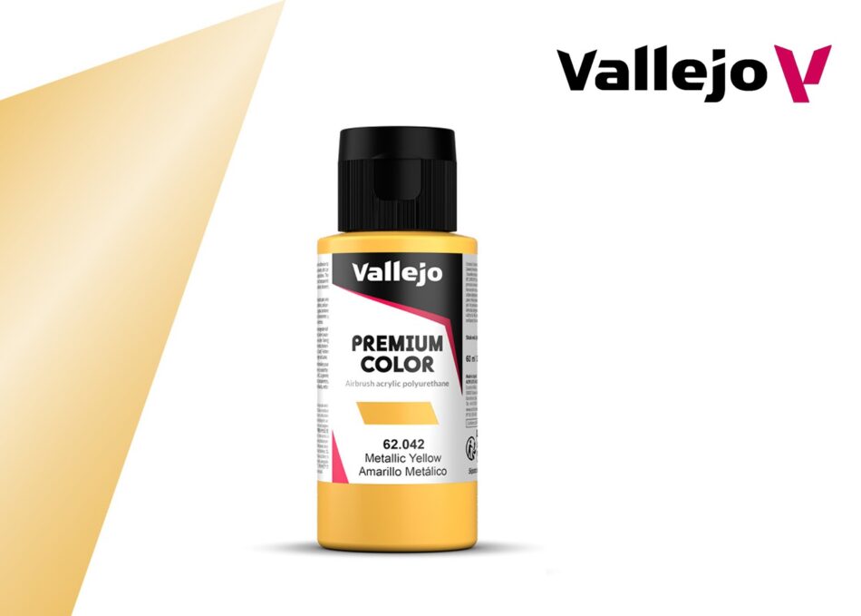 Vallejo Premium Colors - Metallic Yellow (60ml)