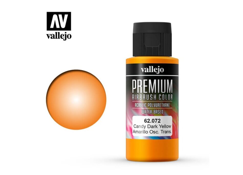 Vallejo Premium Colors - Candy Dark Yellow (60ml)
