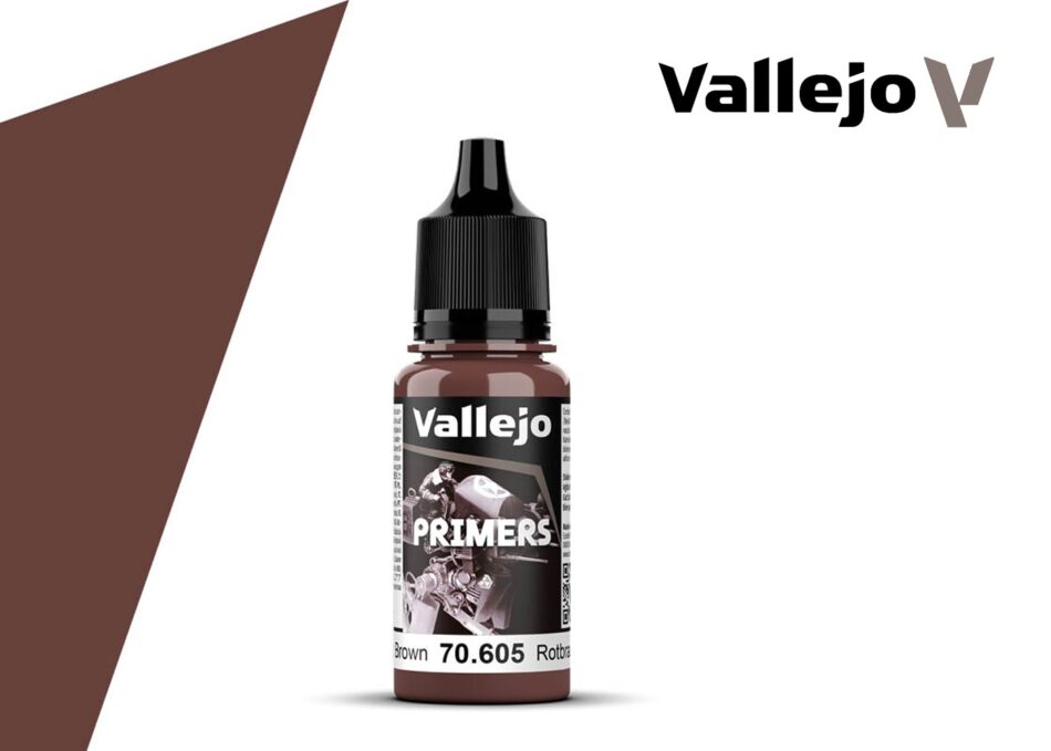 Vallejo Primers - German Red Brown (18ml)