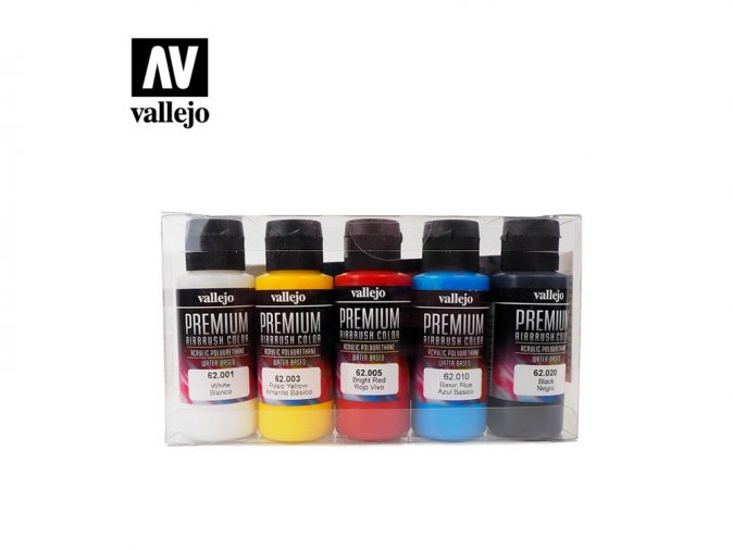 Vallejo Premium Paint Set - Candy Colours (5 x 60ml) - Everything Airbrush