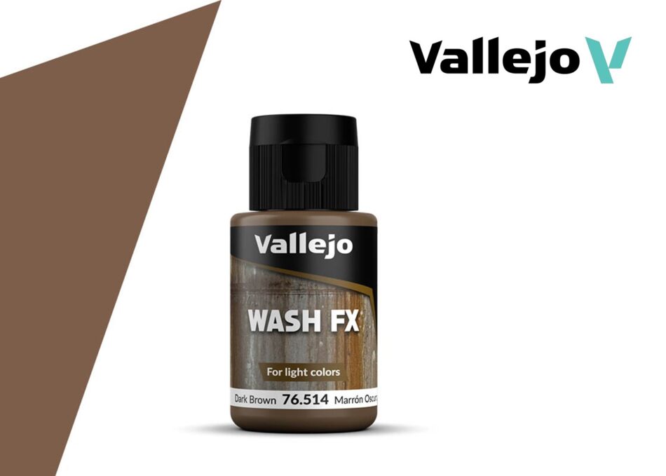 Vallejo Wash FX - Dark Brown (35ml)