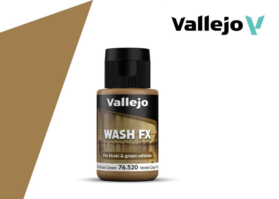 Vallejo Wash FX - Dark Khaki Green (35ml)