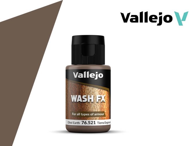 Review: Vallejo Model Wash – European dust 76.523, oiled earth 76.521
