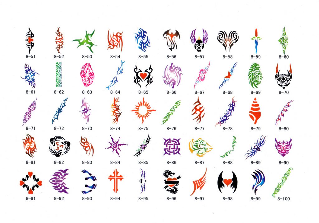 Stencil Book Five - Designs 51-100