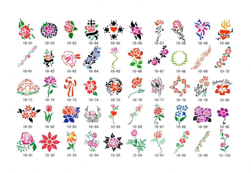Stencil Book Ten - Designs 51-100