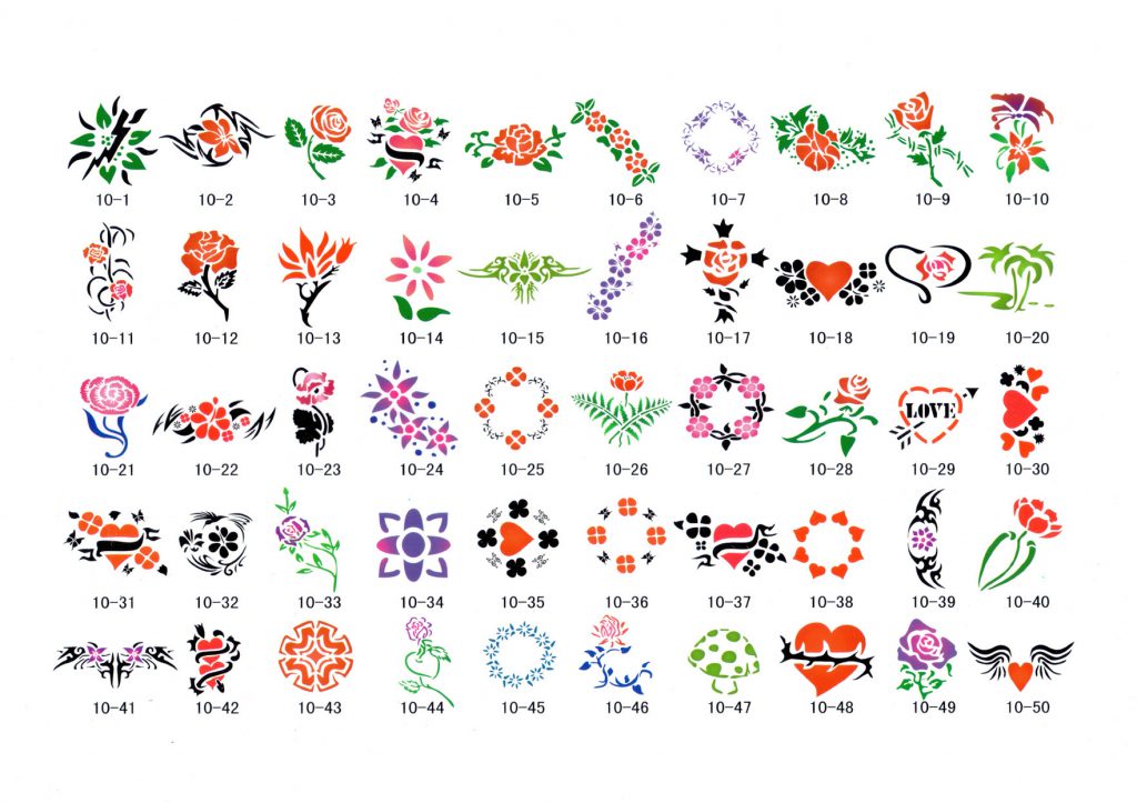 Stencil Book Ten - Designs 1-50