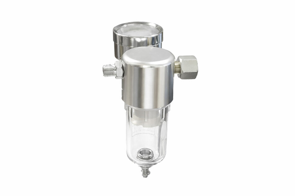 Pressure Gauge and Moisture Trap to suit Mini Airbrush Compressors