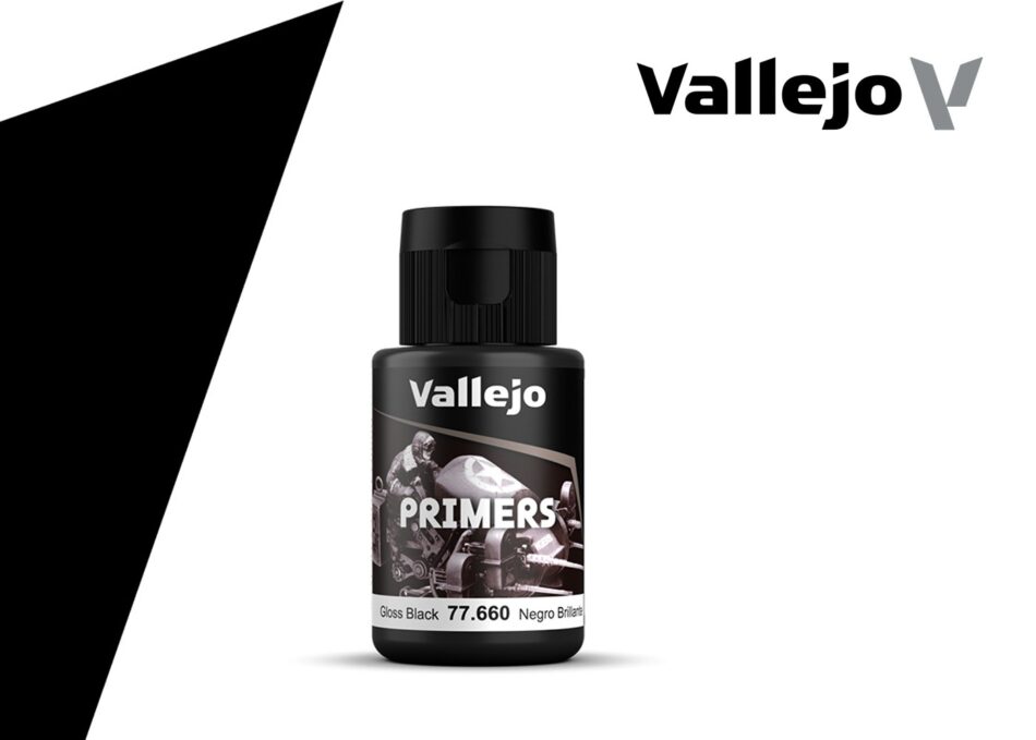 Vallejo Primers - Gloss Black (32ml)