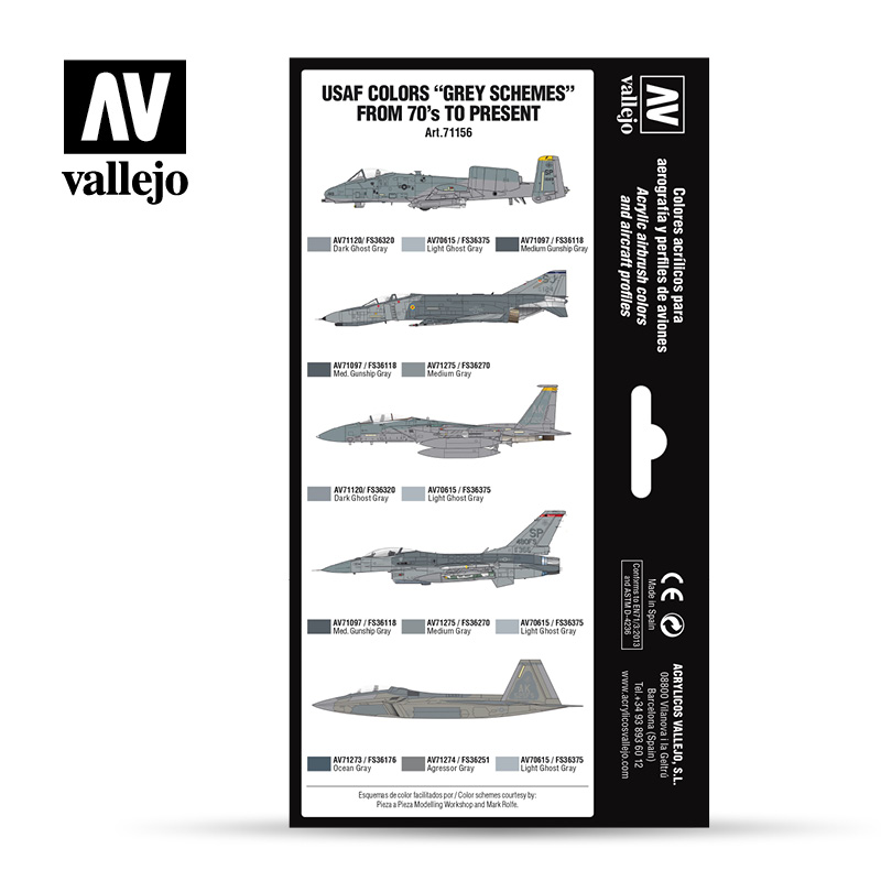 Vallejo 71.156 - Aircraft Colour Schemes