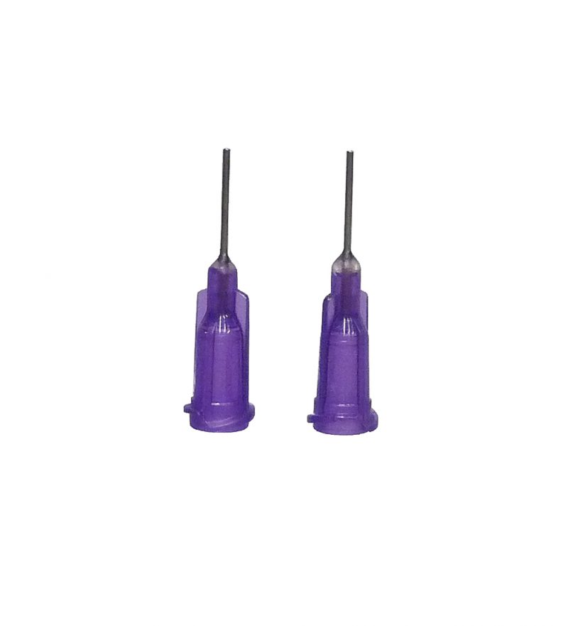 Micro Air Blower Air Needle Purple - 12.5mm Long (0.5mm) - Pack of Two-0