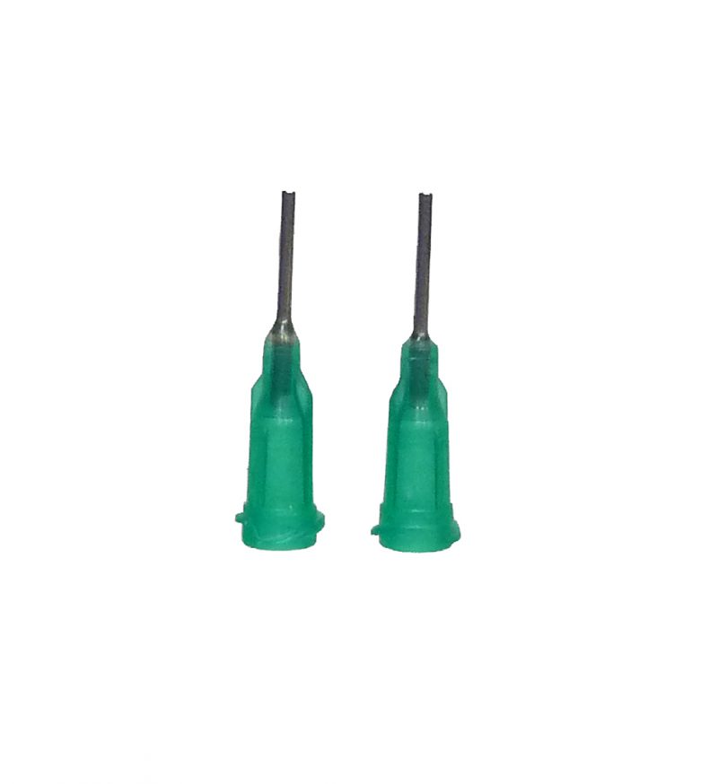 Micro Air Blower Air Needle Green - 12.5mm Long (0.8mm) - Pack of Two-0