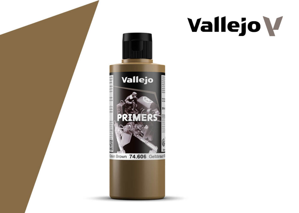 Vallejo Primers - German Green Brown (200ml)
