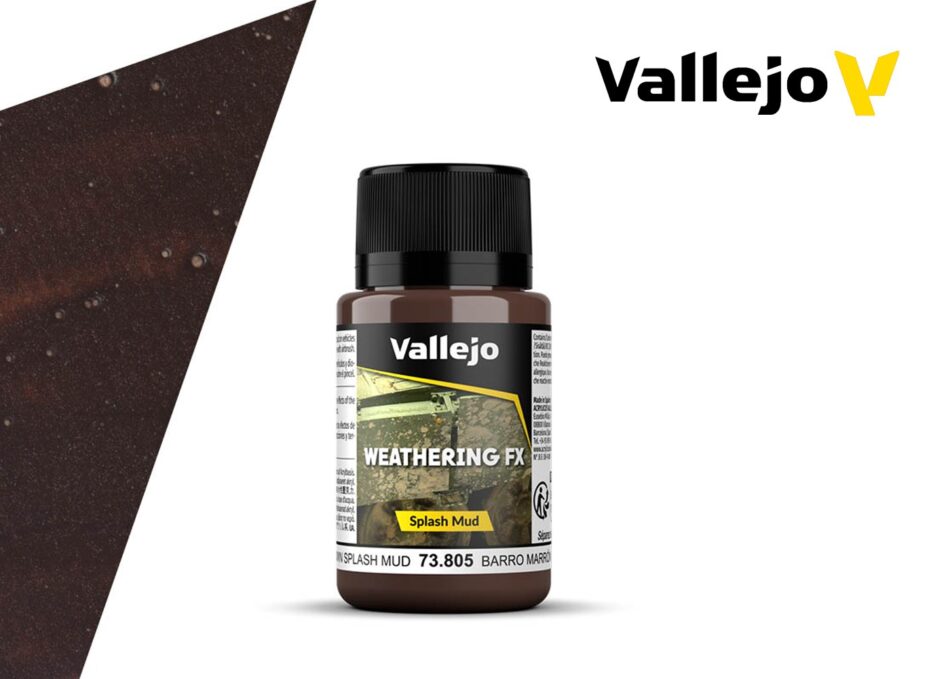 Vallejo Weathering FX - Brown Splash Mud (40ml)