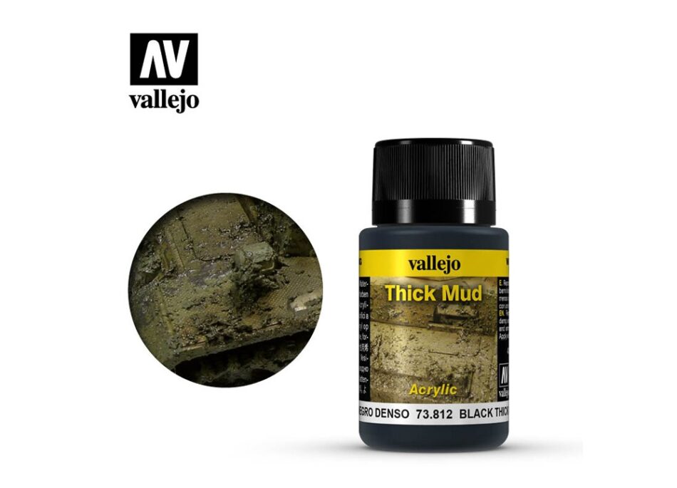 Vallejo Weathering Effects - Black Thick Mud (40ml)