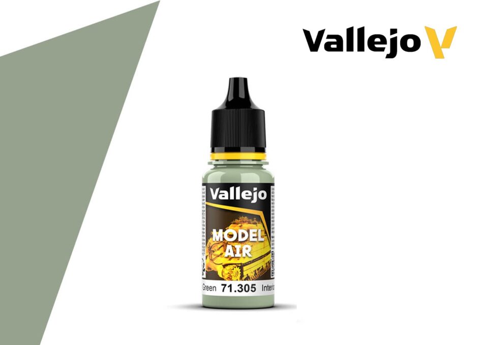 Vallejo Model Air - Interior Grey Green (18ml)
