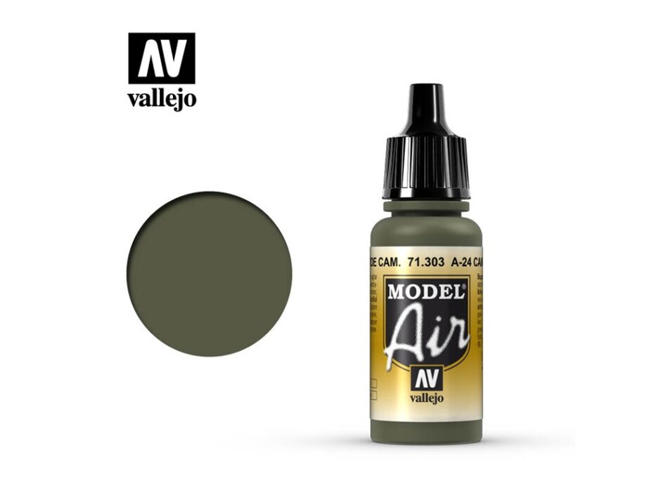 Vallejo Model Air - A-24M Camouflage Green (17ml)