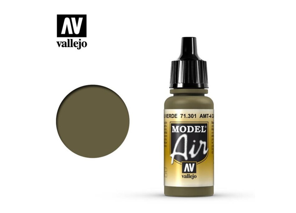 Vallejo Model Air - AMT-4 Camouflage Green (17ml)
