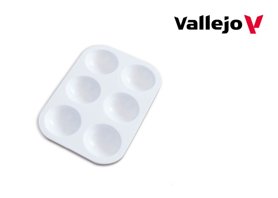 Vallejo - Small Round Plastic Mixing Palette