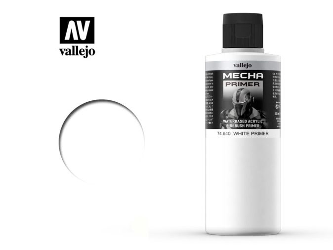 Vallejo Black Primer Acry-Poly 200ml Paint - Imported Products